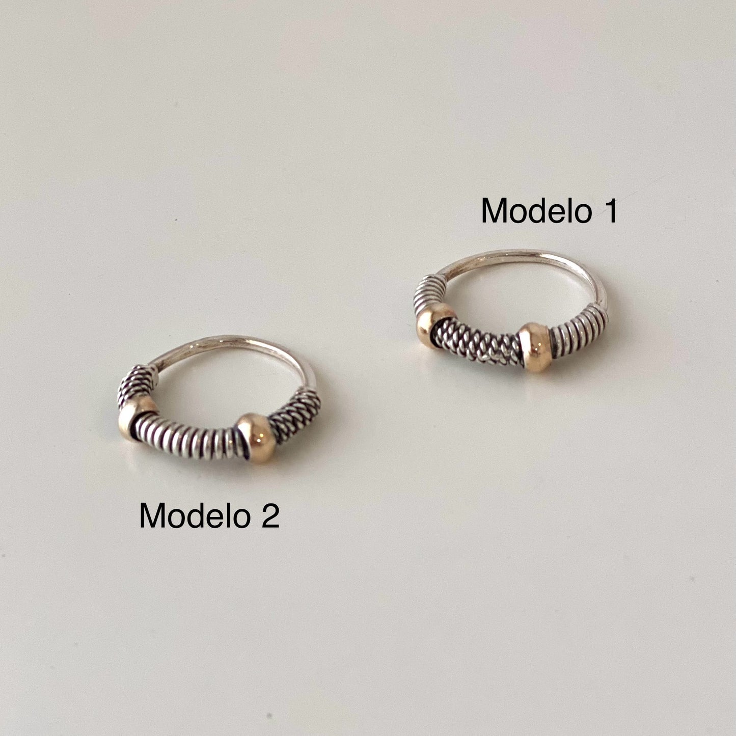 Anel entrançado (pequeno)