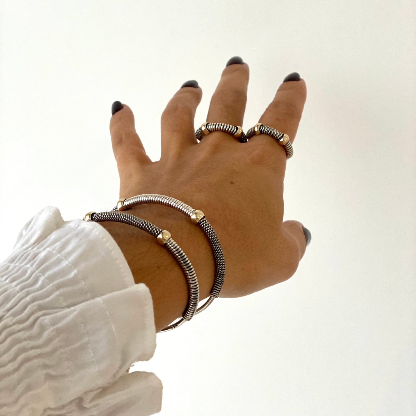 Anel entrançado (pequeno)