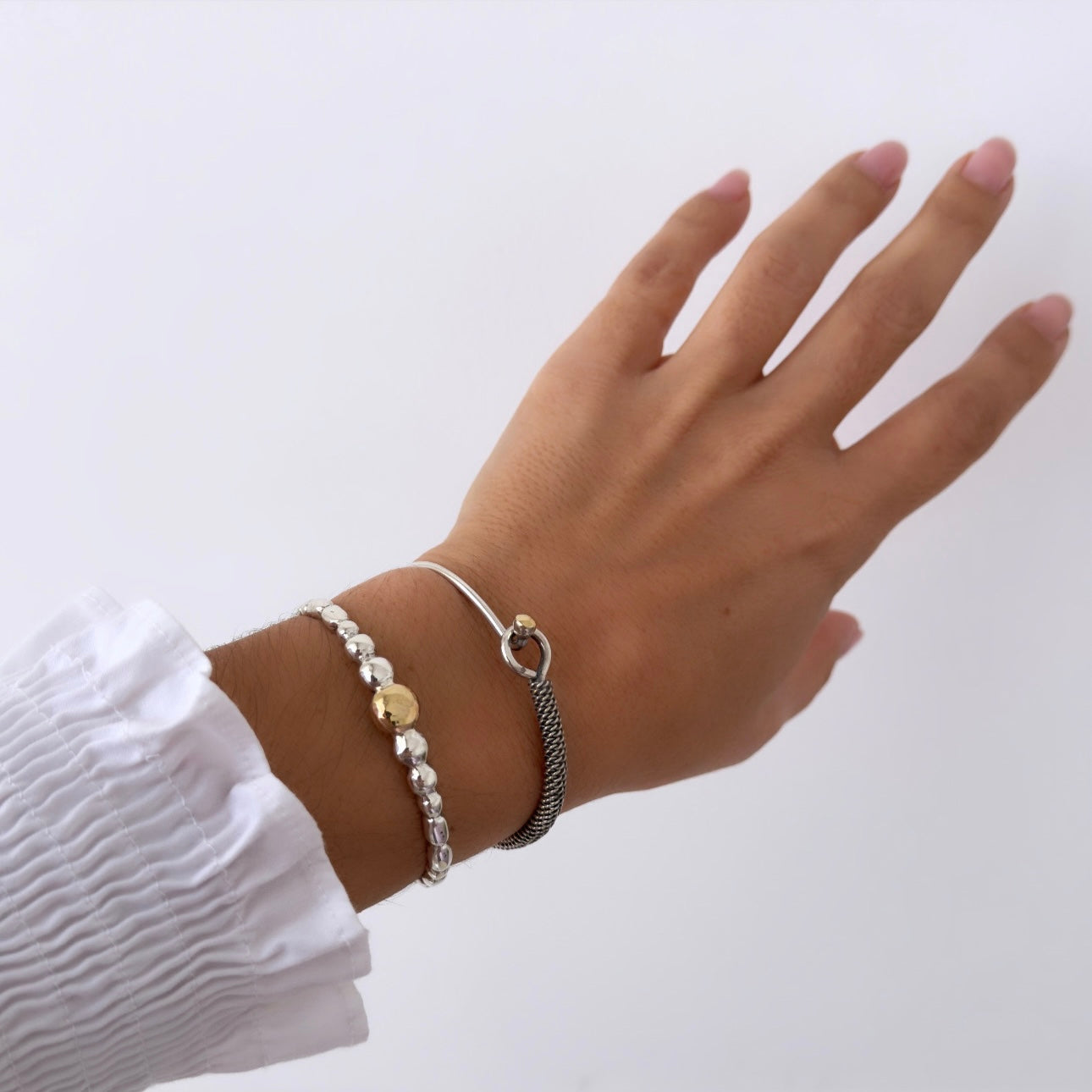 Anel com pepita em ouro