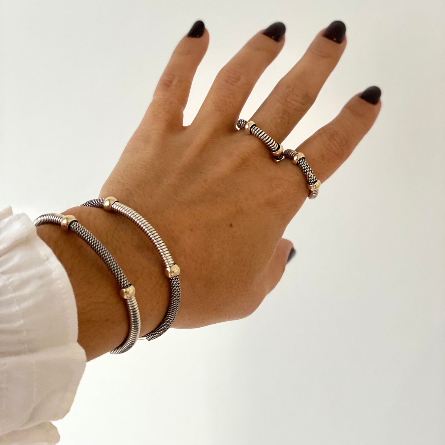 Anel entrançado (pequeno)